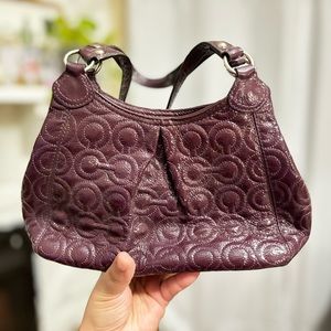 Coach purple purse